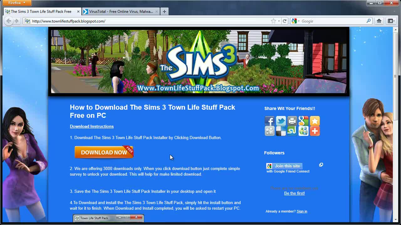 download sims 3 items free